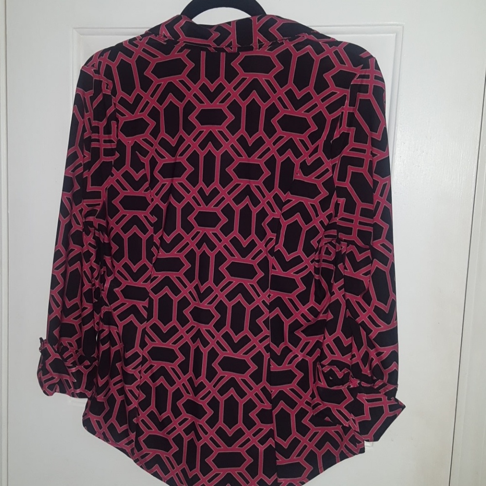 Inc Black With Pink Art Deco Print - image 3